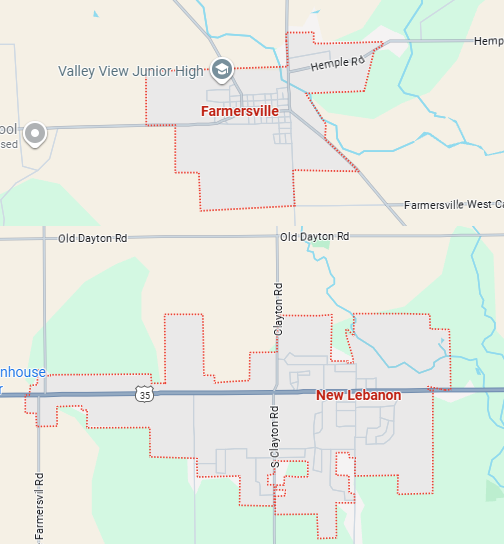 Farmersville New Lebanon, OH